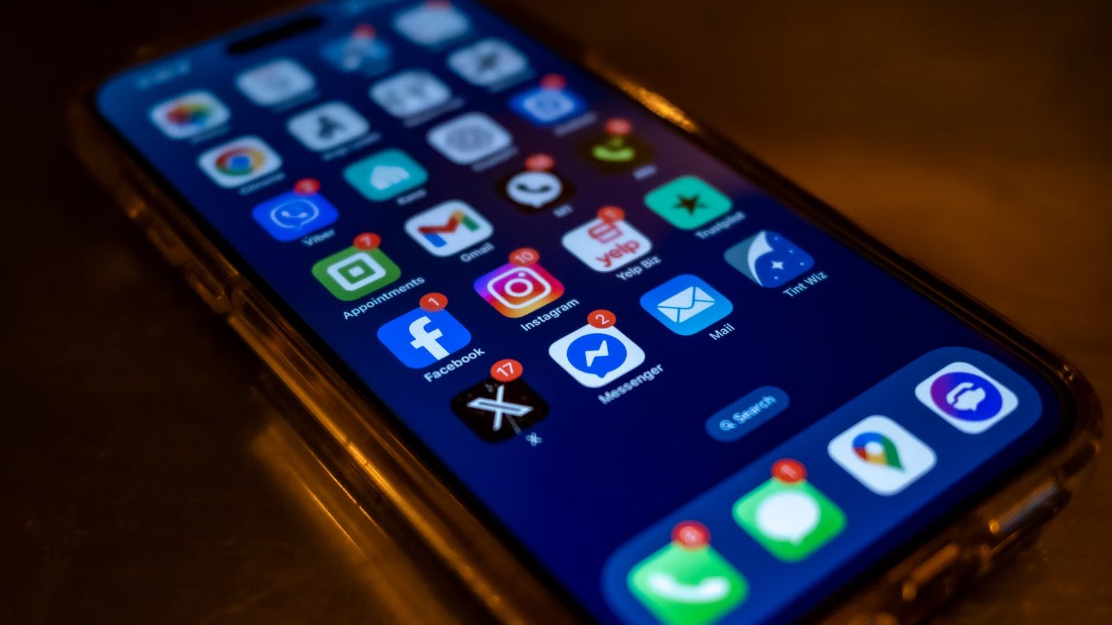 Powiadomienie e-mail na telefonie