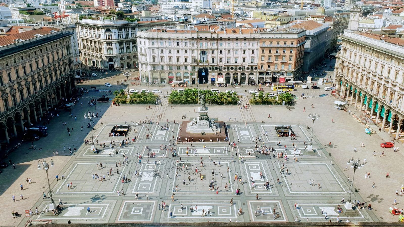 Rynek starego miasta z powietrza