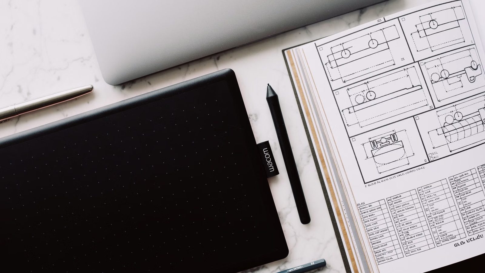 Portfolio realizacji na tablecie
