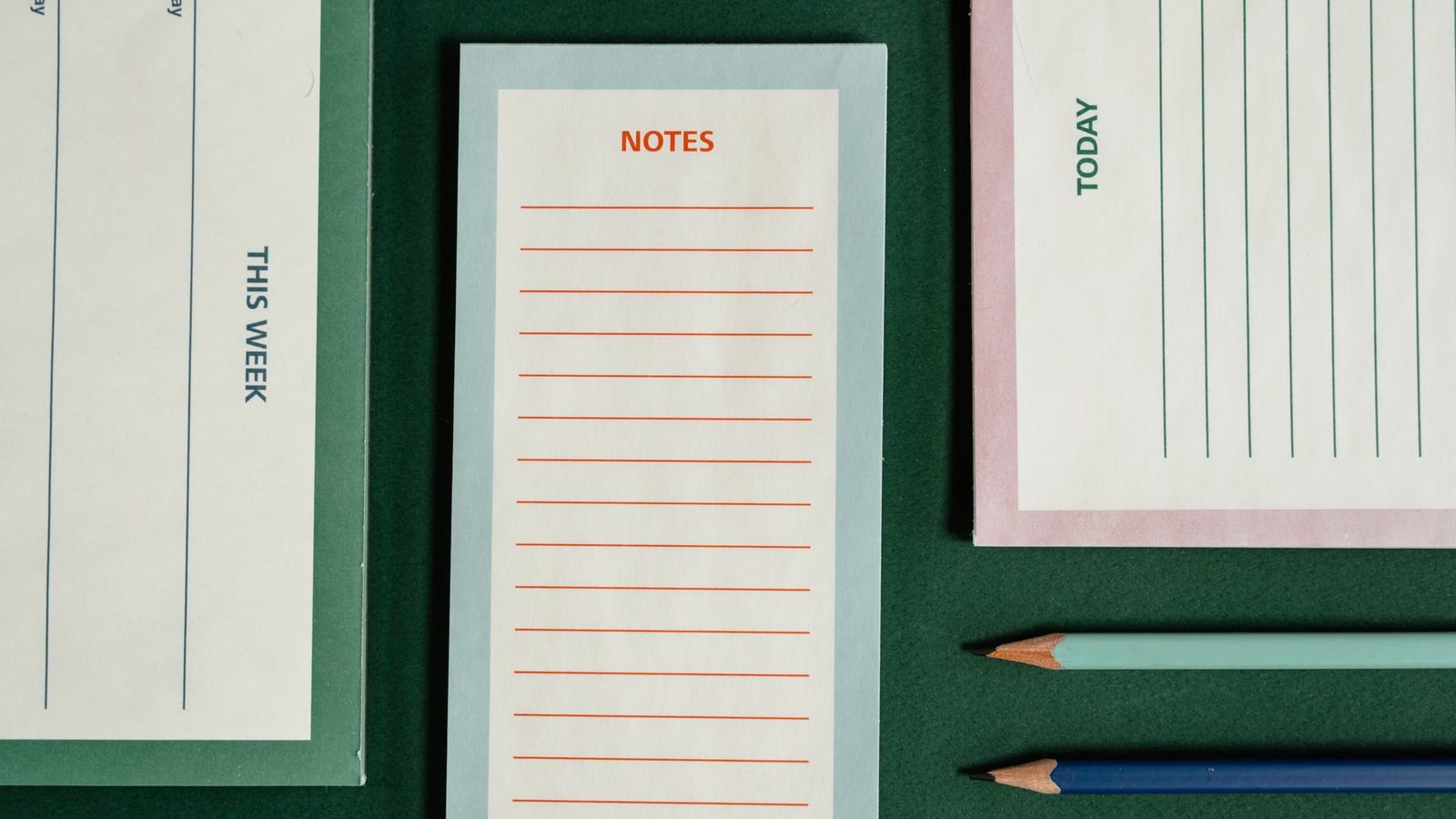Lista kolejnych kroków w notesie
